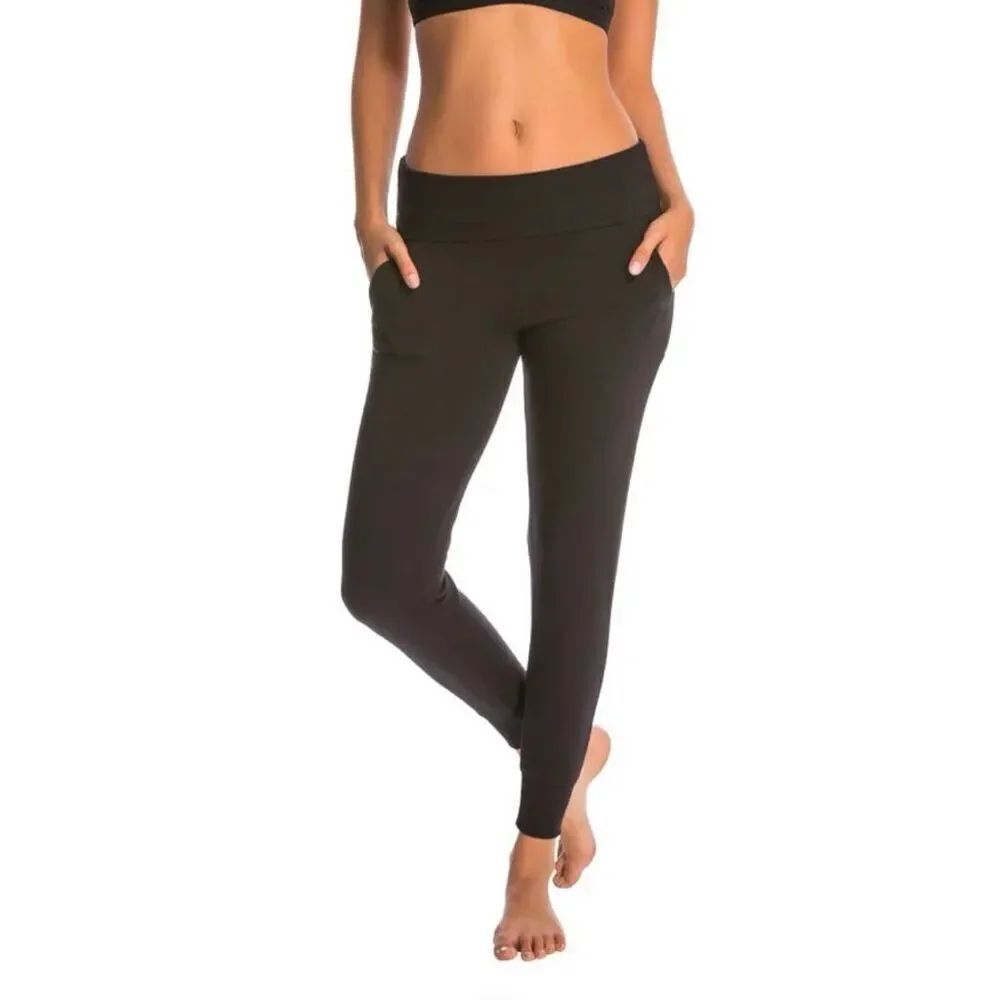 Beyond Yoga Cozy Fleece Foldover Long Sweatpant Joggers S